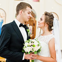 Wedding stage decoration with floral backdrop